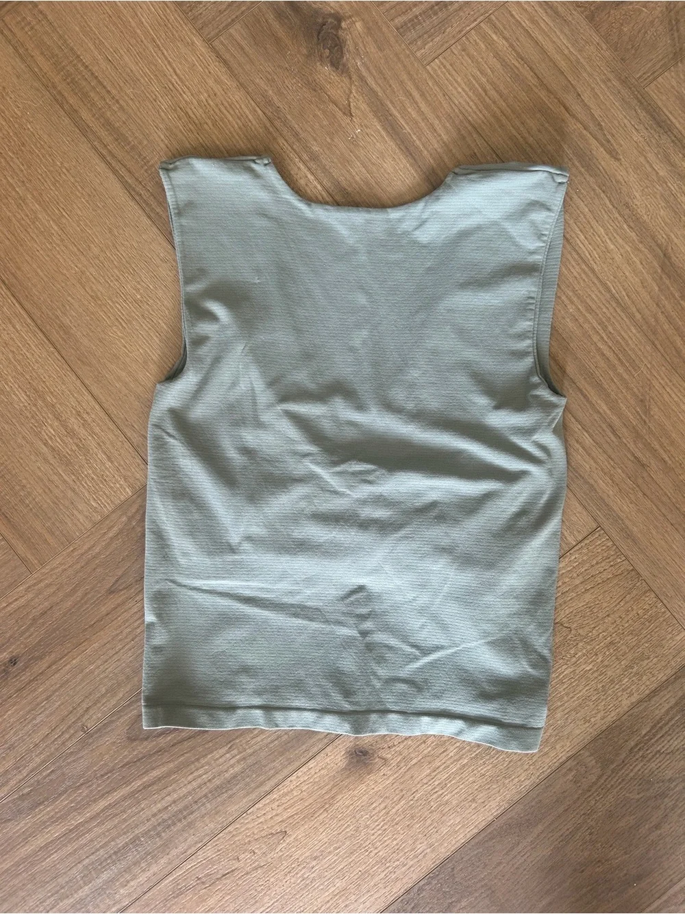 Free People Sage Ribbed V-Neck Tank XS/S excellent
